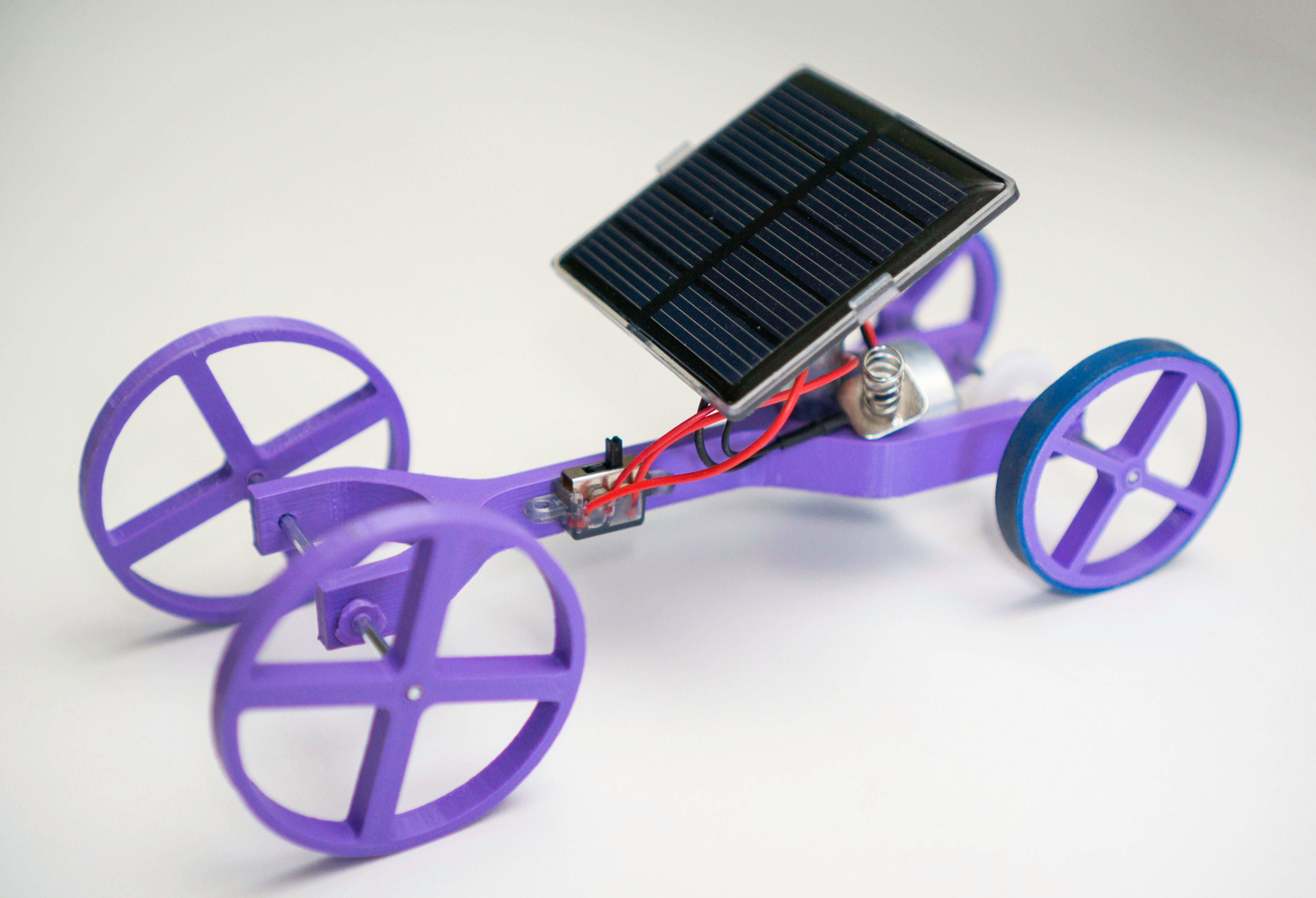 purple solar system car